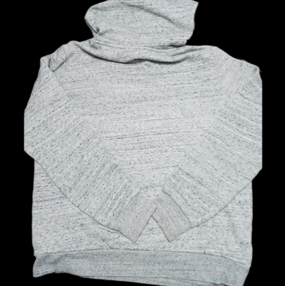 H&M Divided Hoodie Men’s Large Grey Blue Fleck Thermal-Lined Hood SOFT - Picture 2 of 4